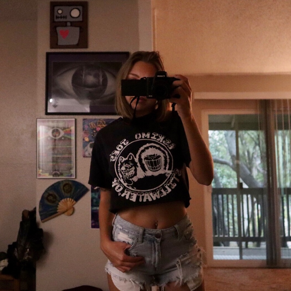 Custom, cropped original Eskimo Joe’s Tee